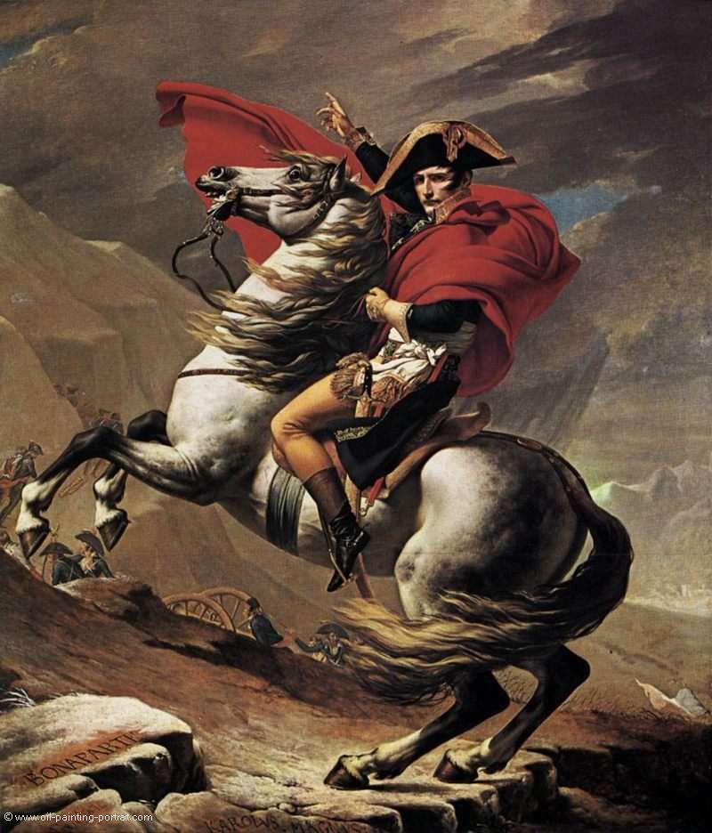 Napoleon ueberschreitet den grossen St. Berhard Pass