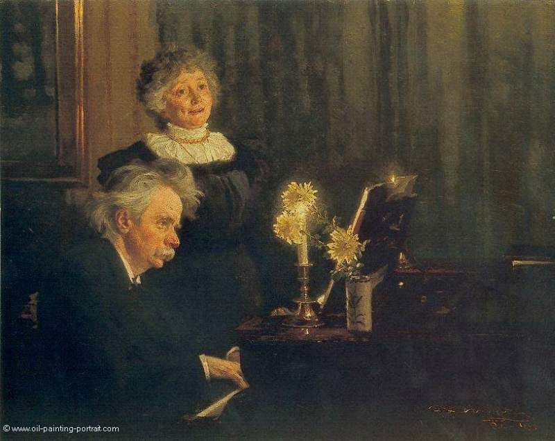 Nina y Edvard Grieg