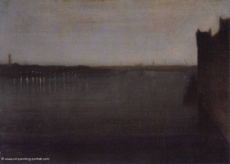 Nocturne in Grau und Gold, Westminster Bridge