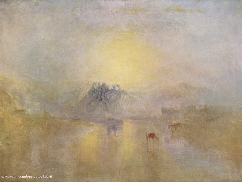 Norham Castle bei Sonnenaufgang