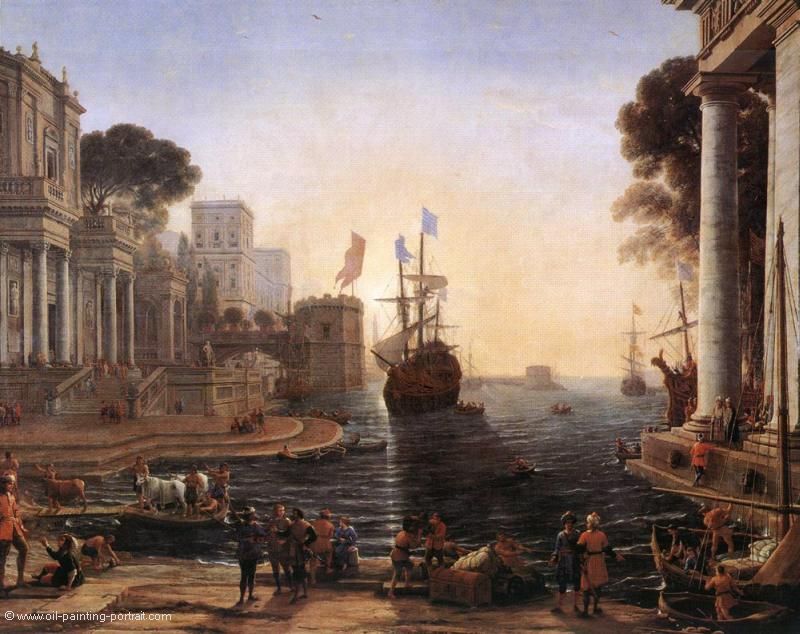 Odysseus uebergibt Chryseis ihrem Vater