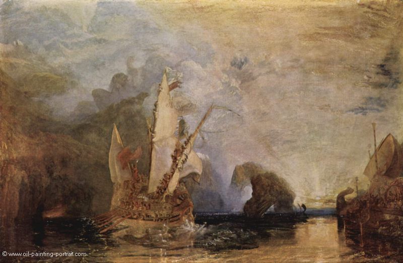 Odysseus verspottet Polyphem