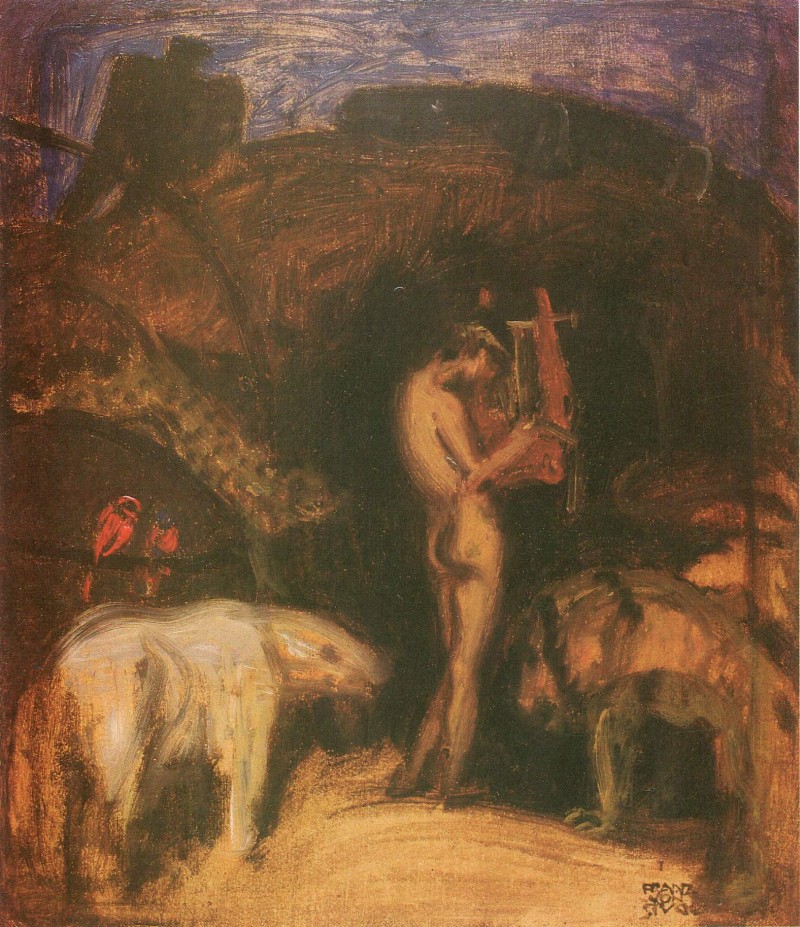 Orpheus und die Tiere