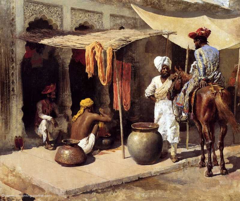 Outside an Indian Dye House
