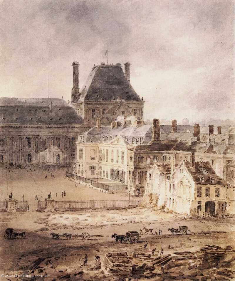 Paris (Part of the Tuileries and the Louvre)