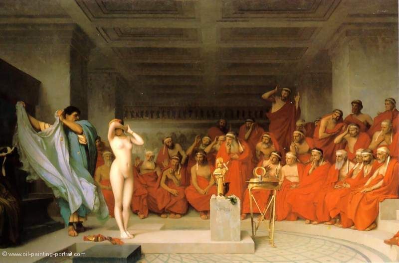 Phryne vor dem Rat