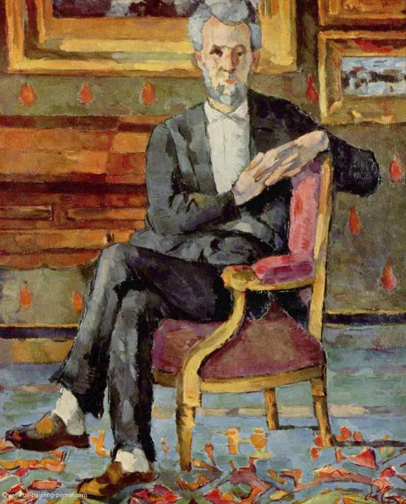 Portraet Victor Chocquet sitzend