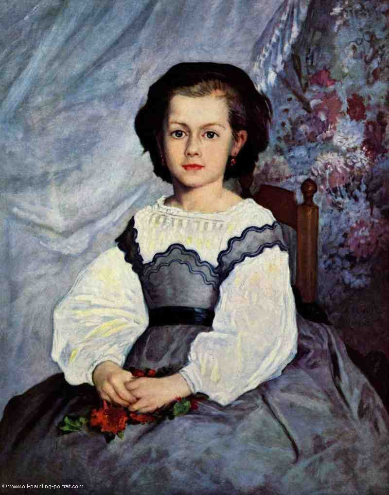 Portraet der Mademoiselle Romaine Lancaux