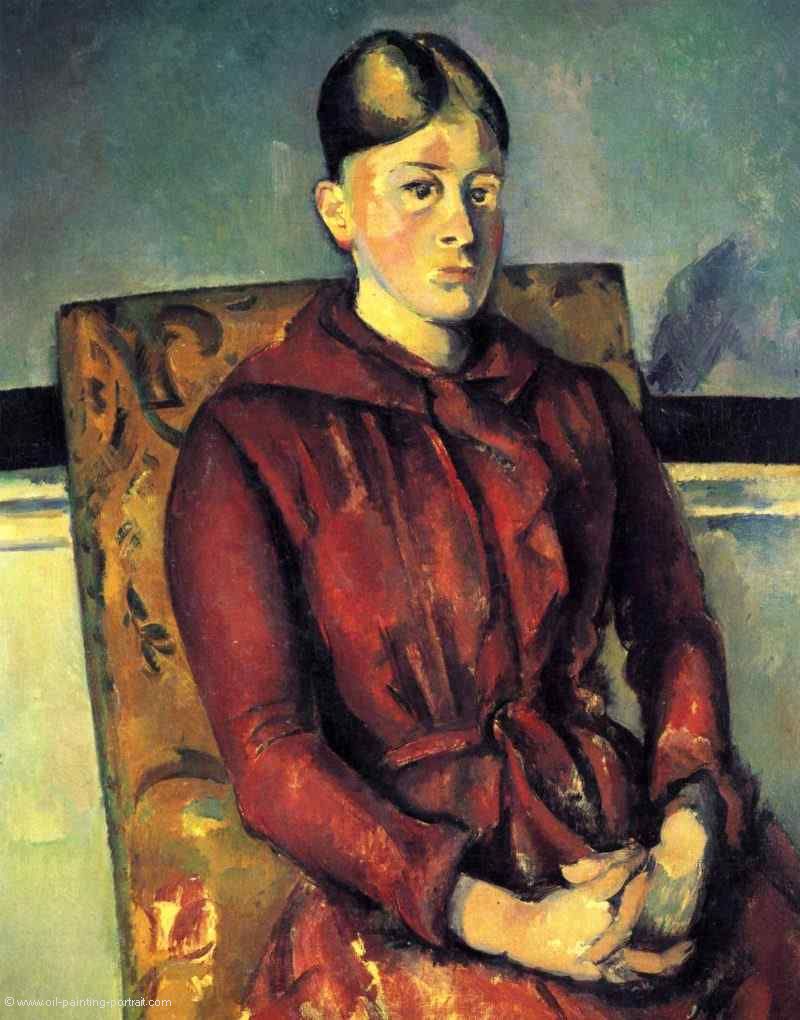 Portraet der Mme Cezanne im gelben Lehnstuhl