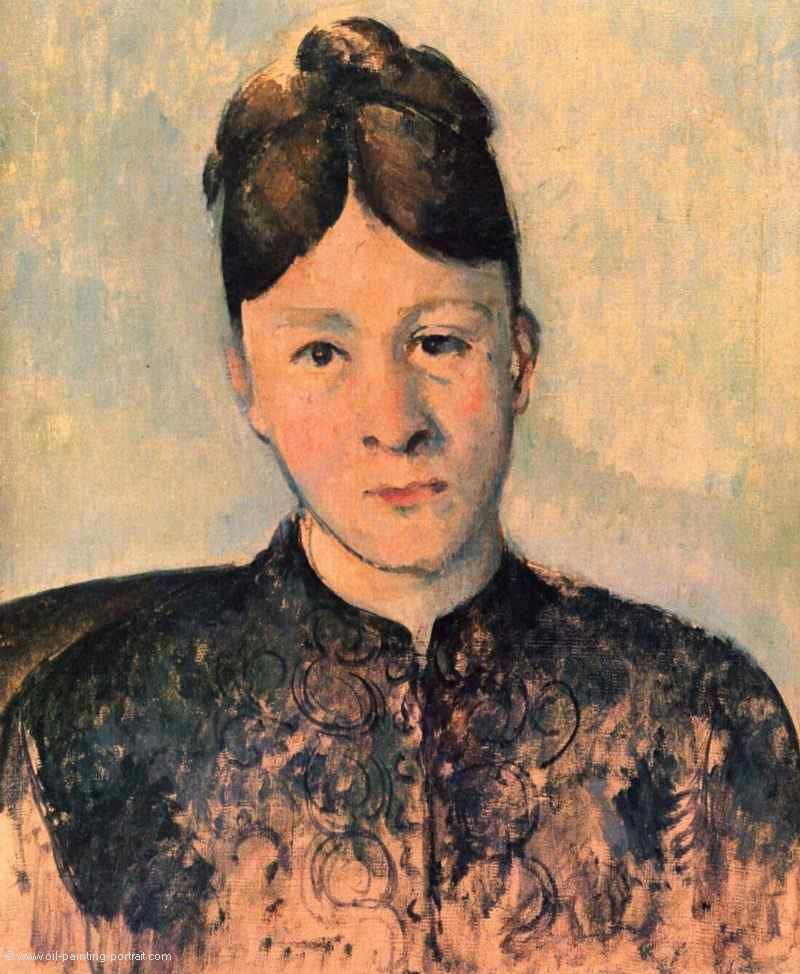 Portraet der Mme Cezanne