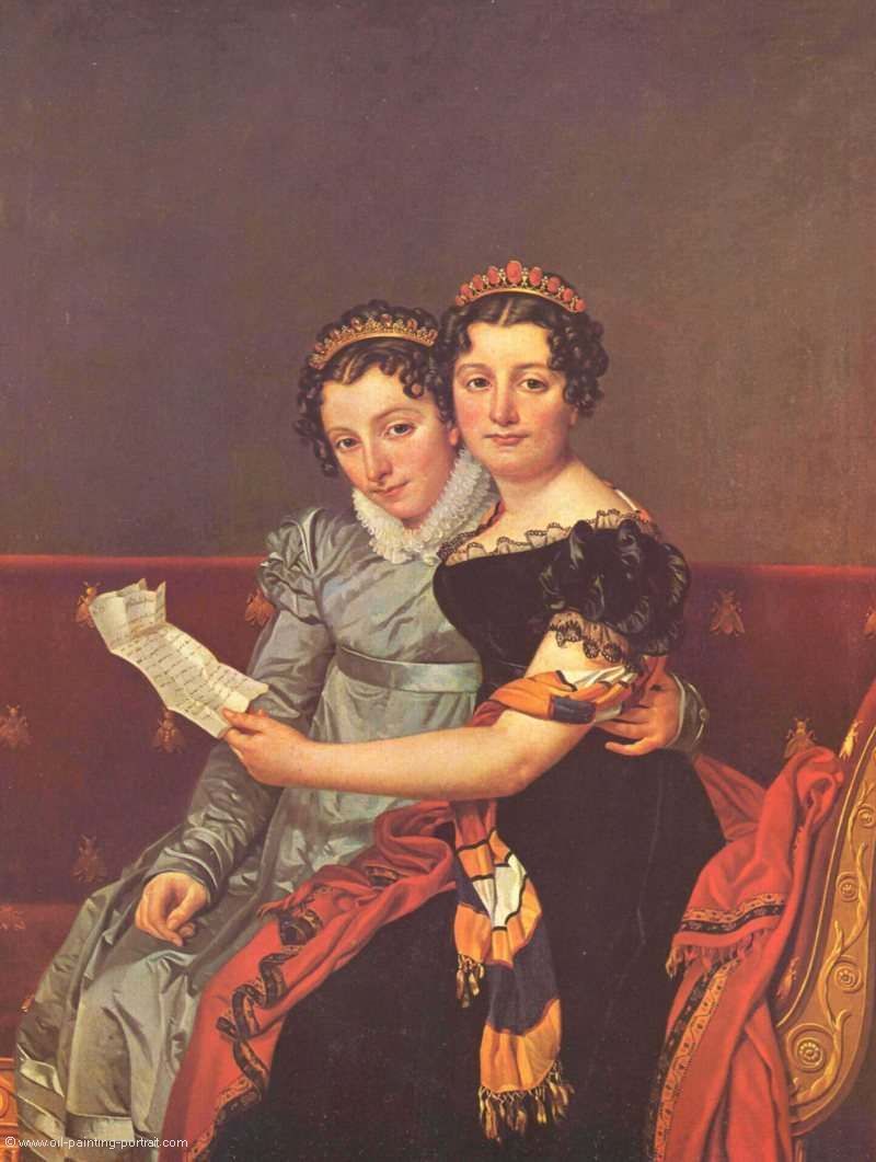 Portraet der Toechter Joseph Bonapartes