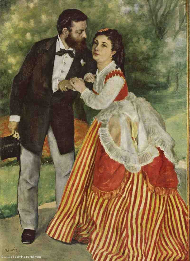 Portraet des Ehepaares Sisley