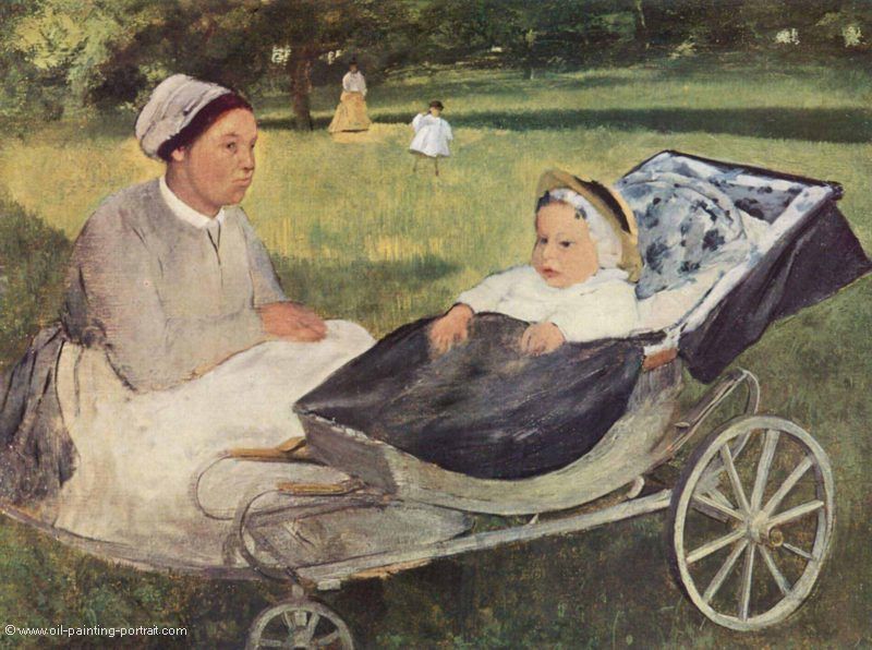 Portraet des Henri Valpincon als Kind