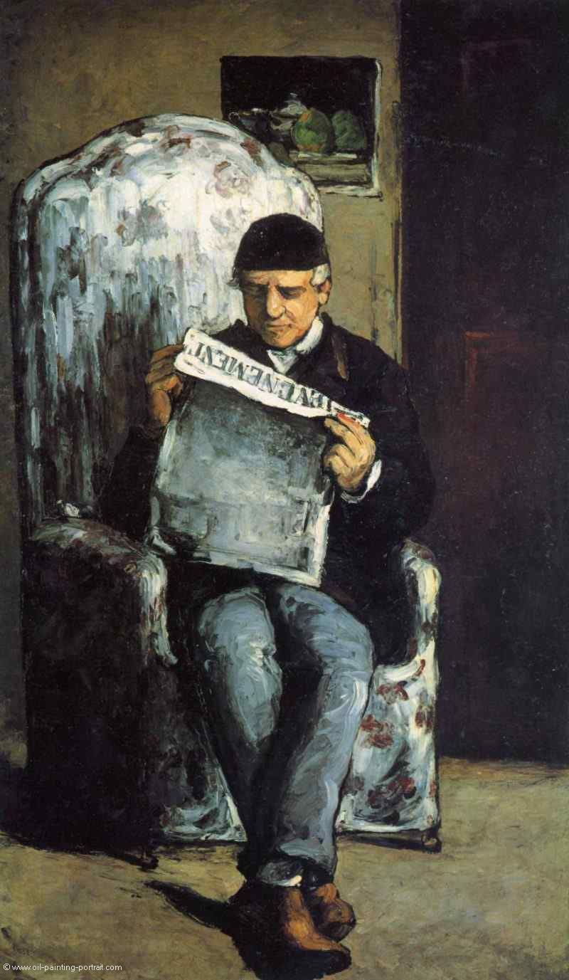 Portraet des Louis Auguste Cezanne