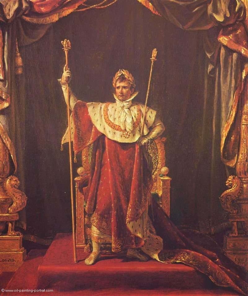 Portraet des Napoleon im Kaiserlichen Gewand