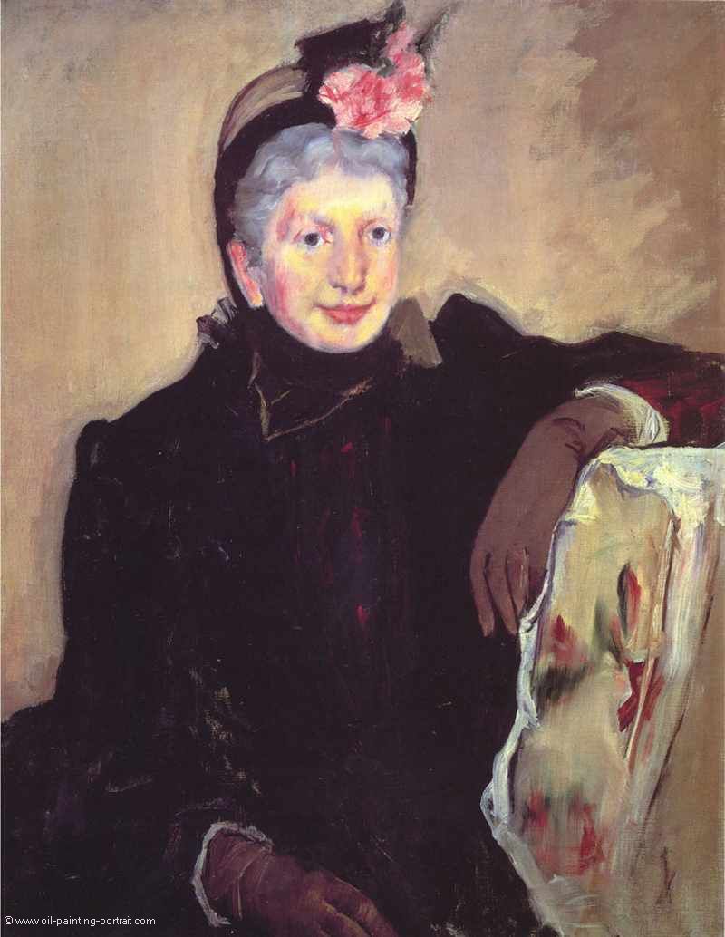 Portraet einer aelteren Lady