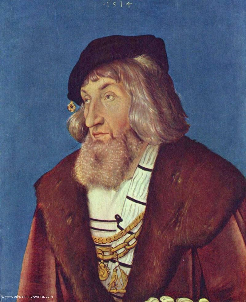 Portraet eines baertigen Mannes