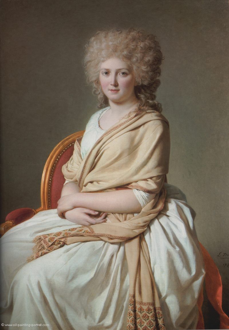 Portraet von Anne Marie Louise Thelusson