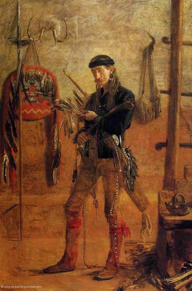 Portraet von Frank Hamilton Cushing