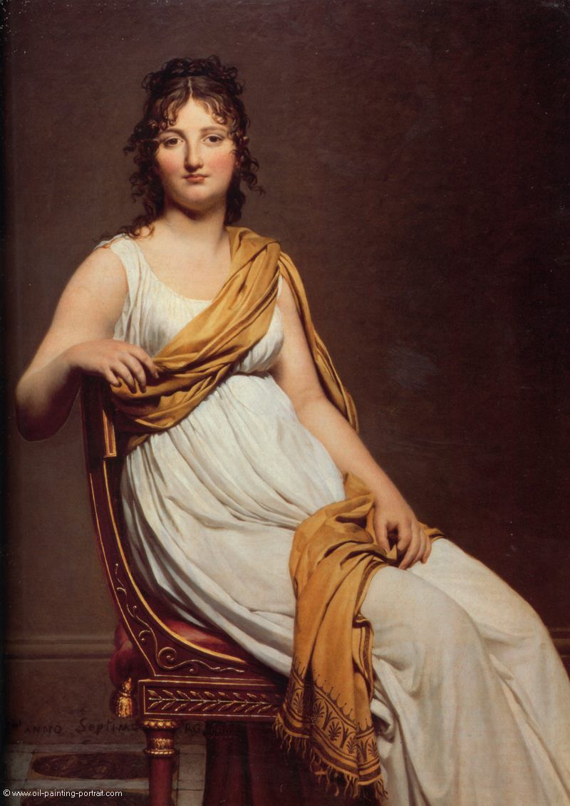 Portraet von Henriette von Verninac