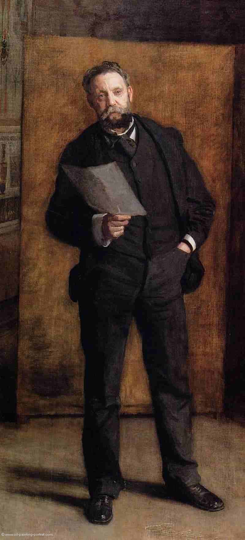 Portraet von Leslie W. Miller