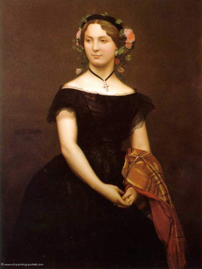 Portraet von Mademoiselle Durand