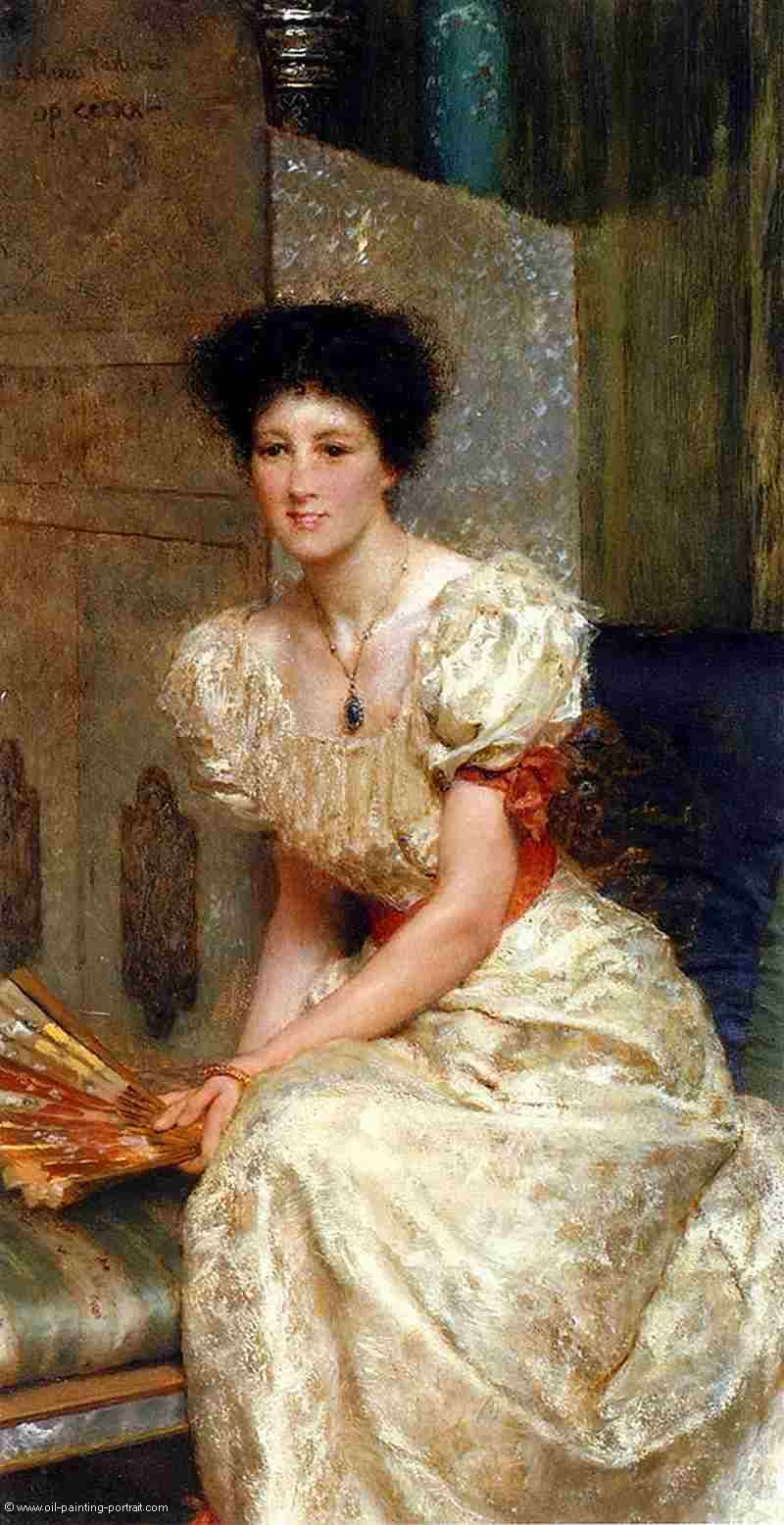 Portraet von Mrs. Charle Wyllie