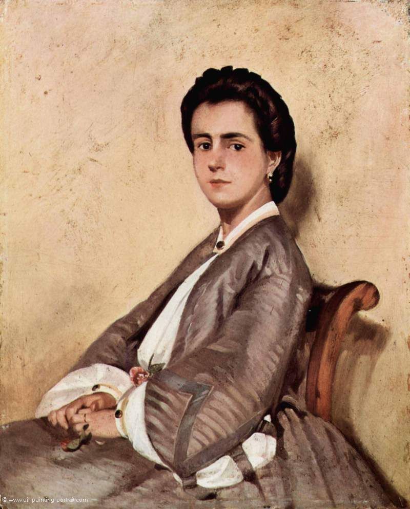 Portrait der Cousine des Kuenstlers