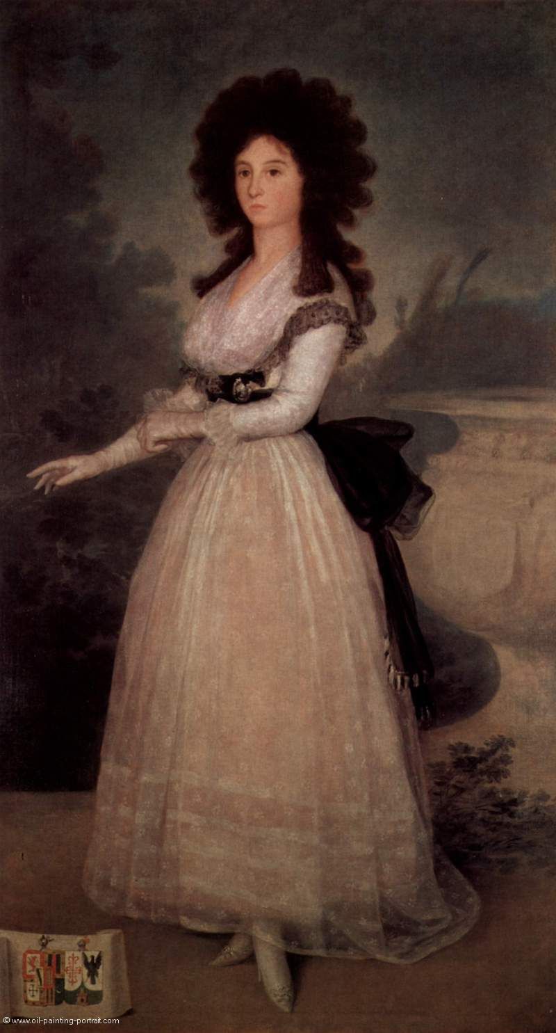 Portrait der Dona Tadea Arias de Enriquez