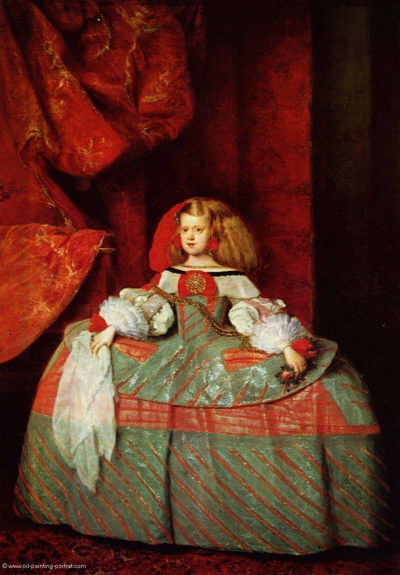 Portrait der Infantin Margareta als junges Maedchen