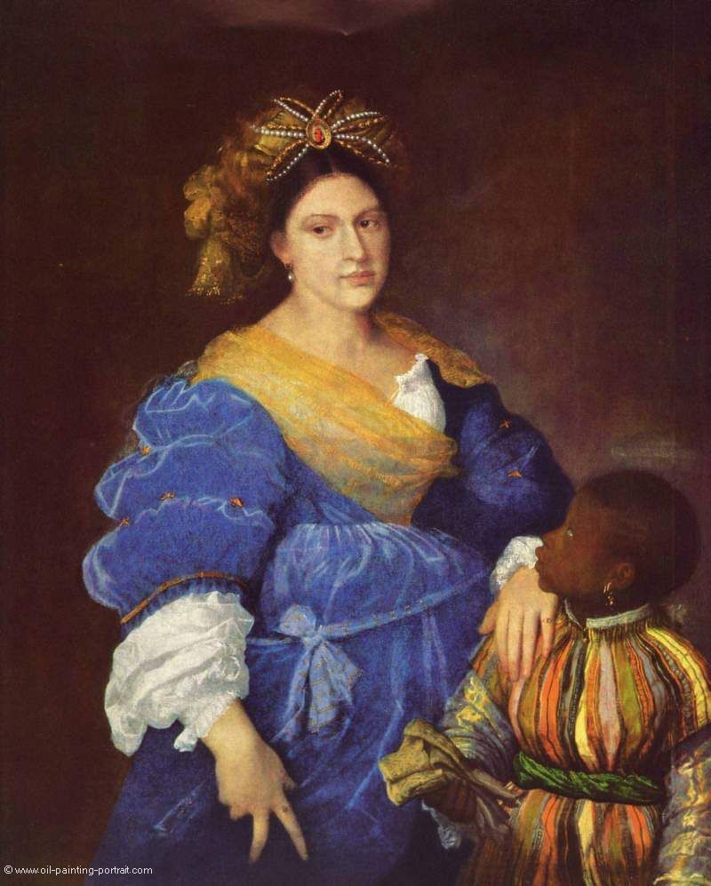 Portrait der Laura de Dianti