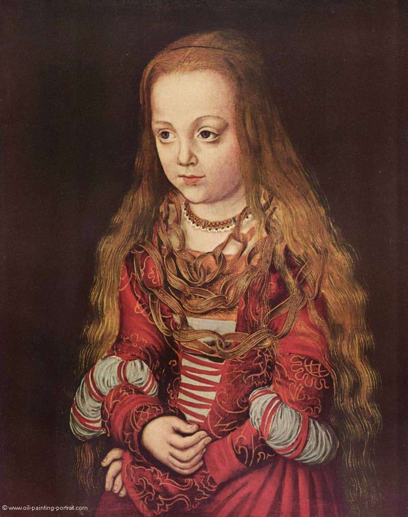 Portrait einer saechsischen Prinzessin