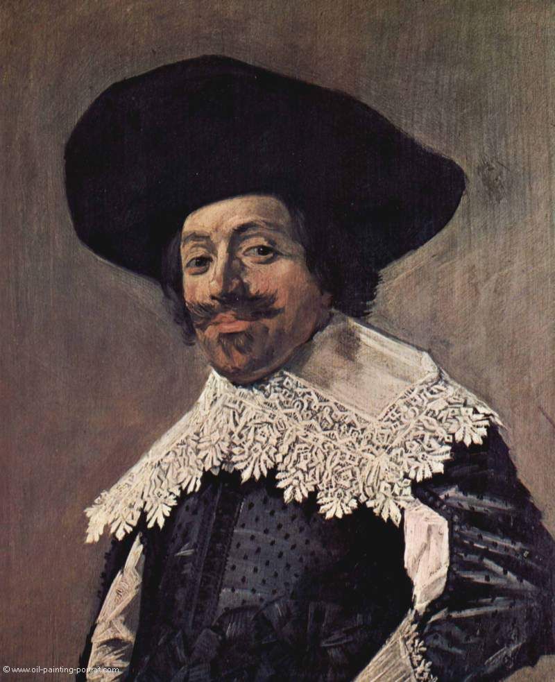Portrait eines Mannes mit Spitzenkragen