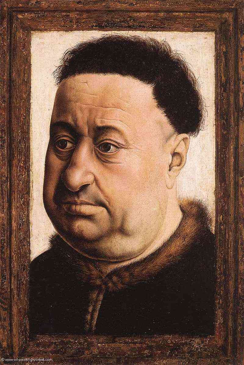 Portrait eines fetten Mannes