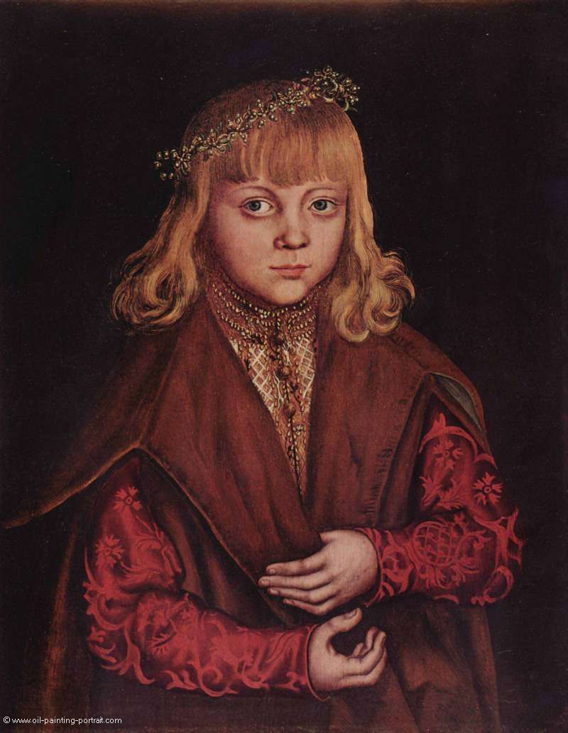 Portrait eines saechsischen Prinzen