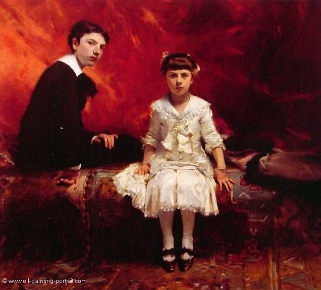 Portrait of Edouard and Marie Loise Pailleron