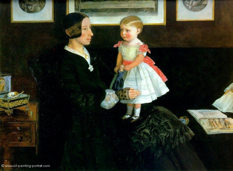 Portrait von Mrs james Wyatt