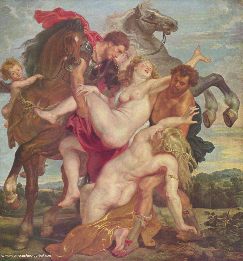 Raub der Toechter des Leukippos