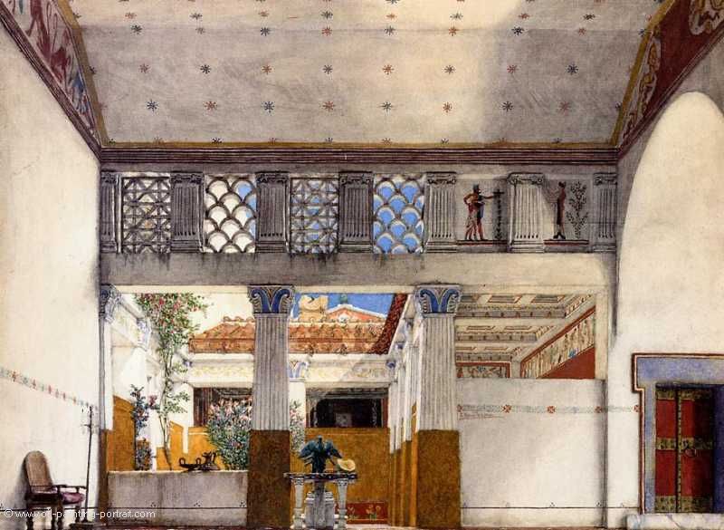 Raum vom Haus von Caius Martius