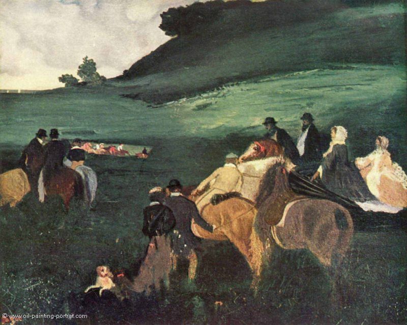 Reiter in einer Landschaft