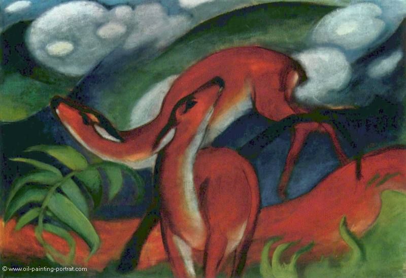 Rote Rehe II