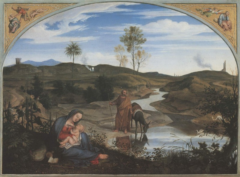 Ruhe auf der Flucht nach Aegypten
