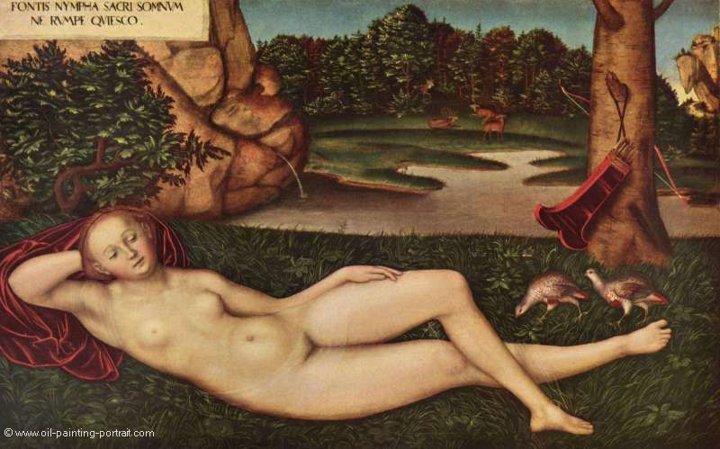 Ruhende Quellnymphe