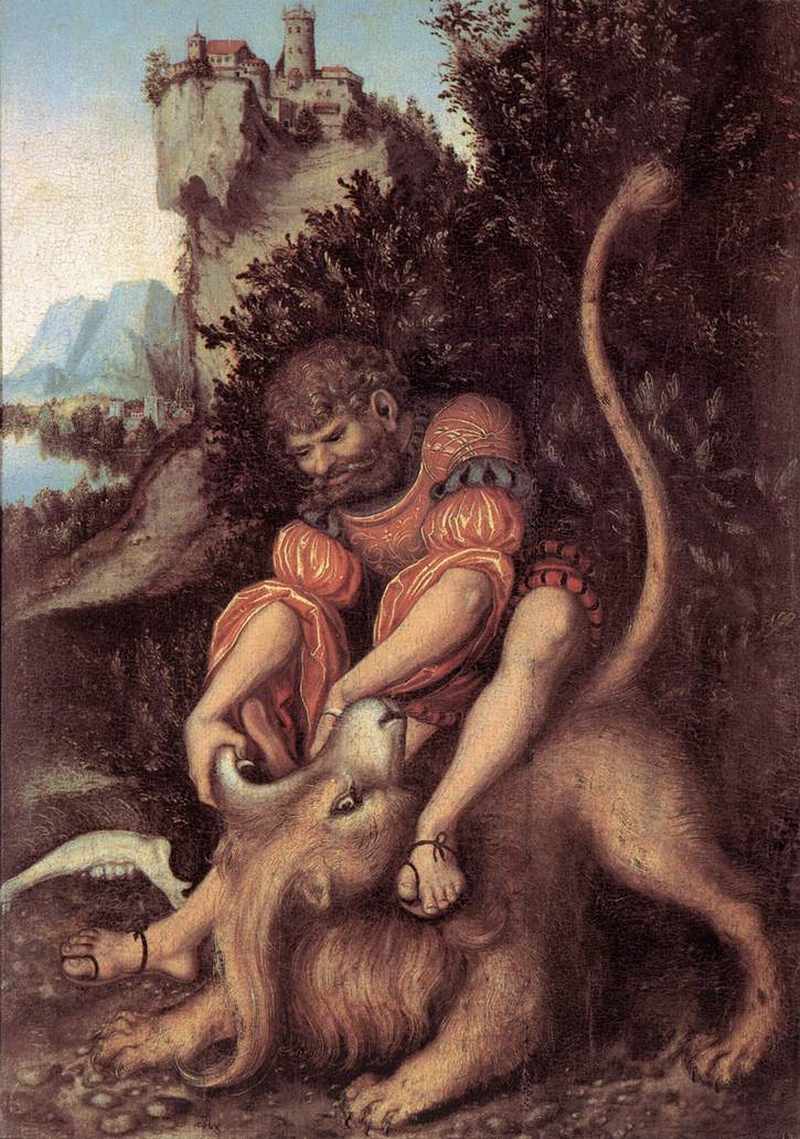 Samsons Fight with the Lion