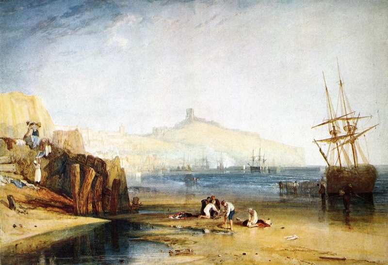 Scarborough Town and Castle (Morning, Boys Catching Crabs)