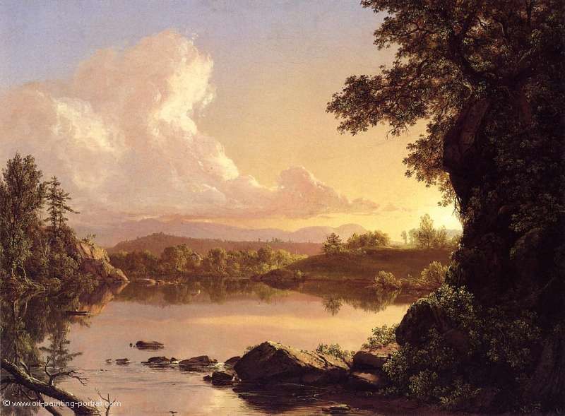 Scene on the Catskill Creek New York