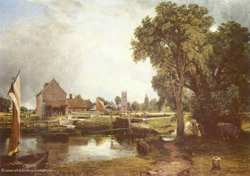 Schleuse und Muehle in Dedham