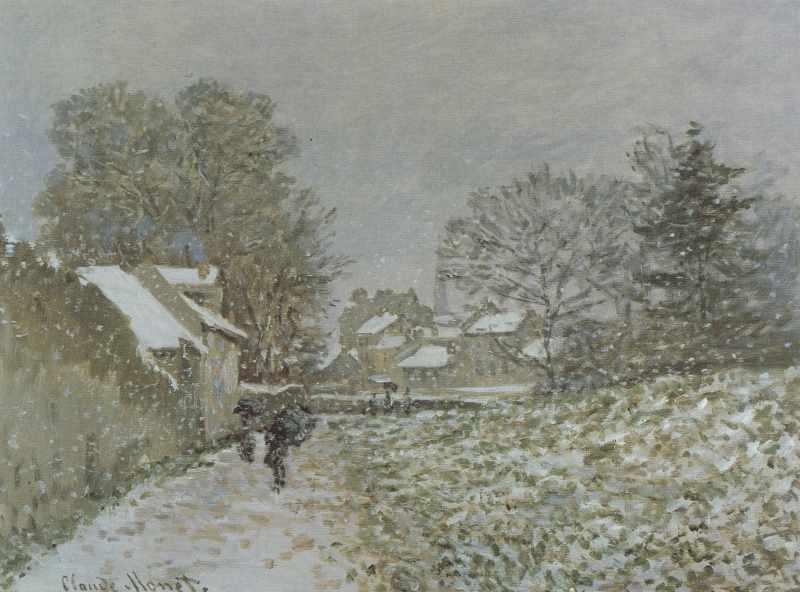 Schnee in Argenteuil