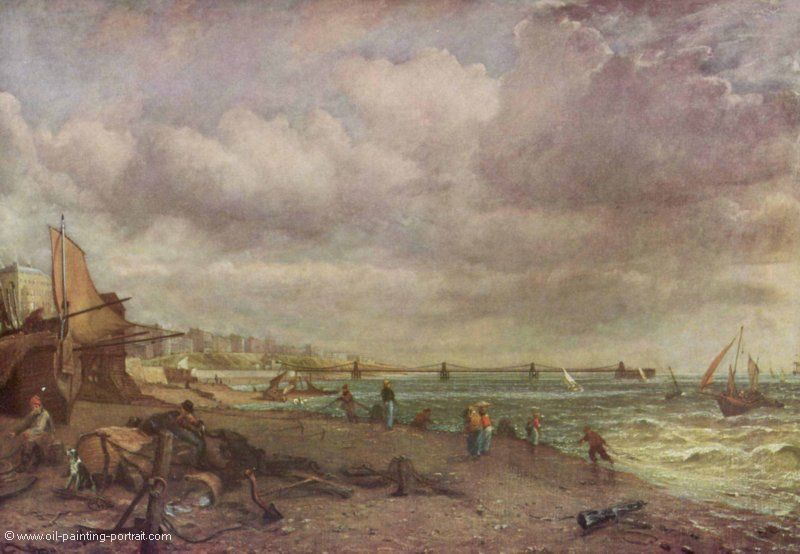 Seepromenade und Haengebruecke von Brighton