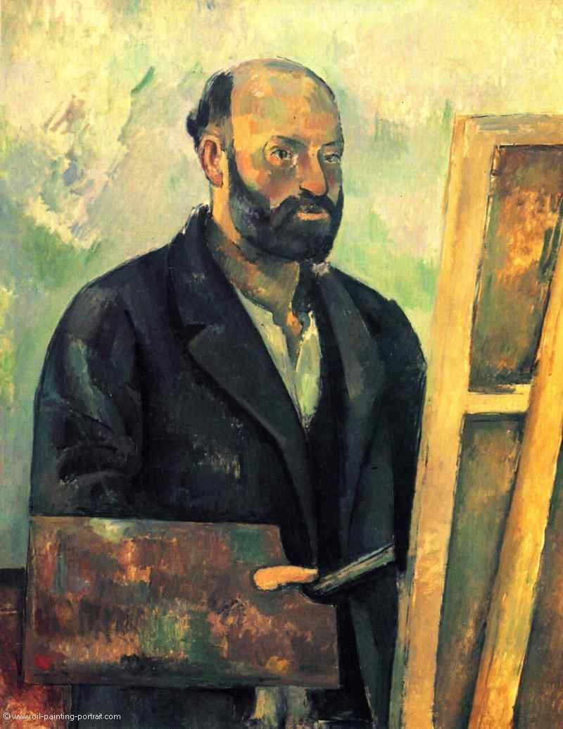 Selbstportraet mit Palette